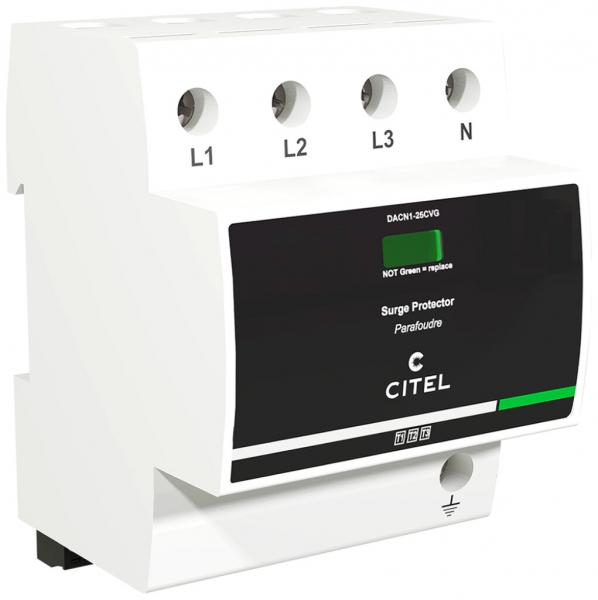 Parafulmine  Citel DACN1-25CVGS tipo 1+2+3, 3 poli 