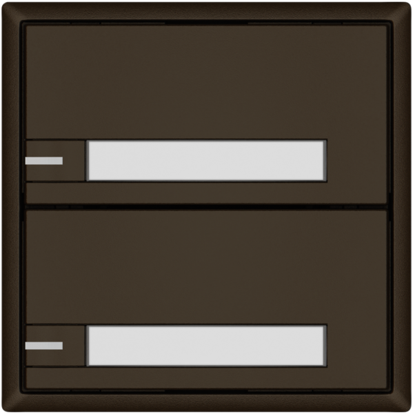 Pulsante KNX RGB EDIZIO.liv SNAPFIX® sensore temp.RGB-LED targ.2× com.1T ma 