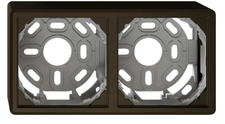 En-tête AP EDIZIO.liv SNAPFIX® 1×2 pour combinaisons au choix brun 