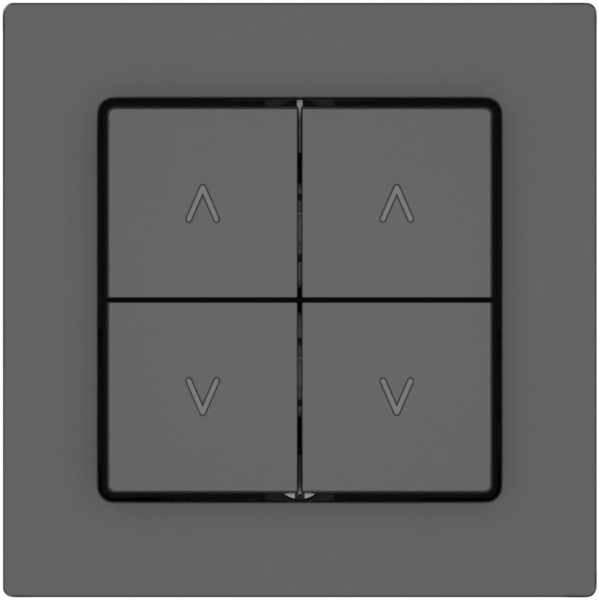 Interruttore p.tapparelle EDIZIO.liv SNAPFIX® 10A 250V 4 tasto 2 canali grs 