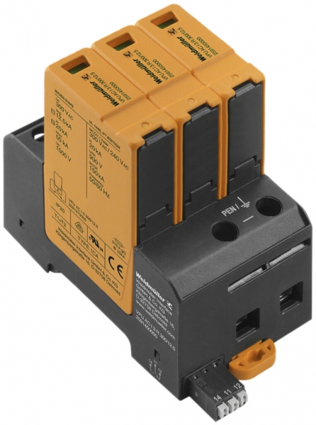 Scaricatore di sovratensione Weidmüller VPU AC I 3 R 300/12.5 