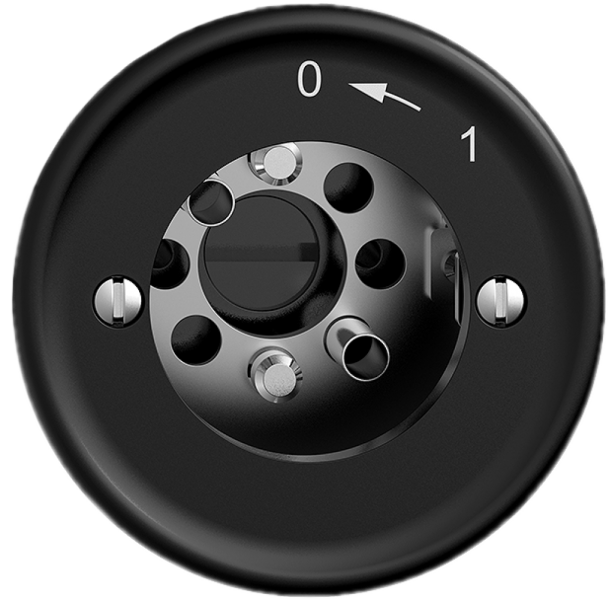 Contatto rotativo STANDARDdue SNAPFIX® 0<-1/1P senza cilindro ne 