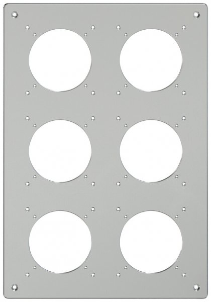 Piastra di montaggio ELEMENT SNAPFIX® 3×2 verticale 125×325mm all 