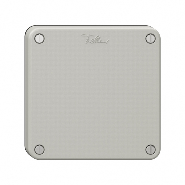 Couvercle de fermeture NEVO, avec joint noir, gris clair 