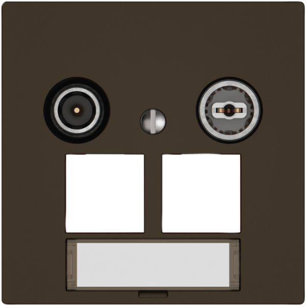 Presa multimedia TV-R EDIZIO.liv SNAPFIX® EASYNET p.2×RJ45 S-One 15dB ma 