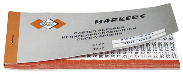 Carte de marquage cahier 1…33 