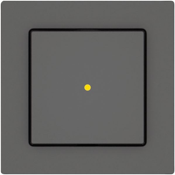 Leuchtdruckschalter EDIZIO.liv SNAPFIX® 3/2L Frontlinse KS gelb dgu 