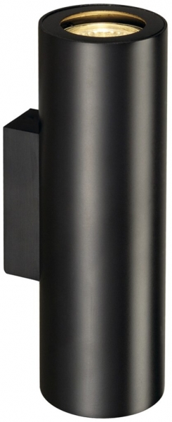 Applique SLV ENOLA_B UP/DOWN, 2×GU10 50W IP20 noir mat 