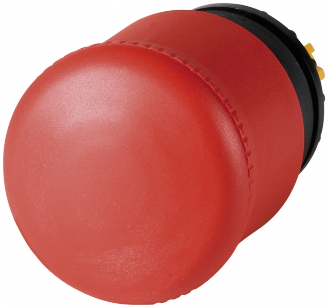 Tête de commande ETN pour bouton arrêt d'urgence rouge 