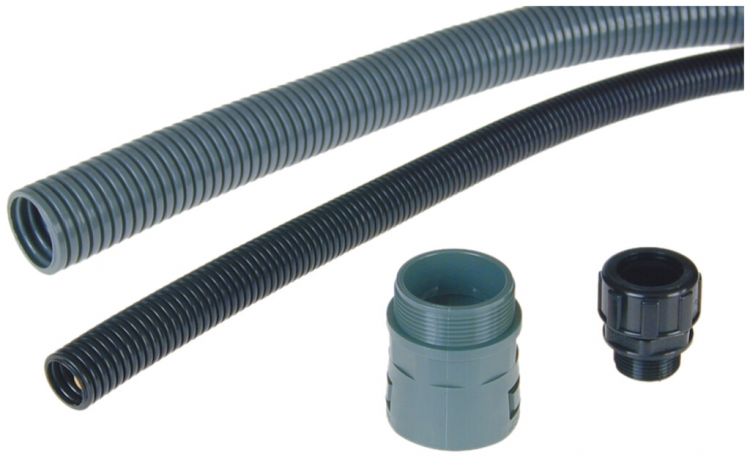 Tuyau matière synthétique Roboflex 7mm noir 