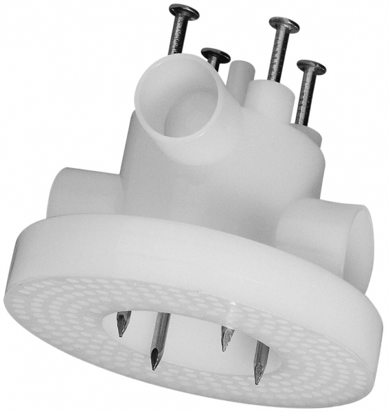 Tampon pour lampes HSB Basic Ø96mm ouvert avec clous blanc sans halogène 