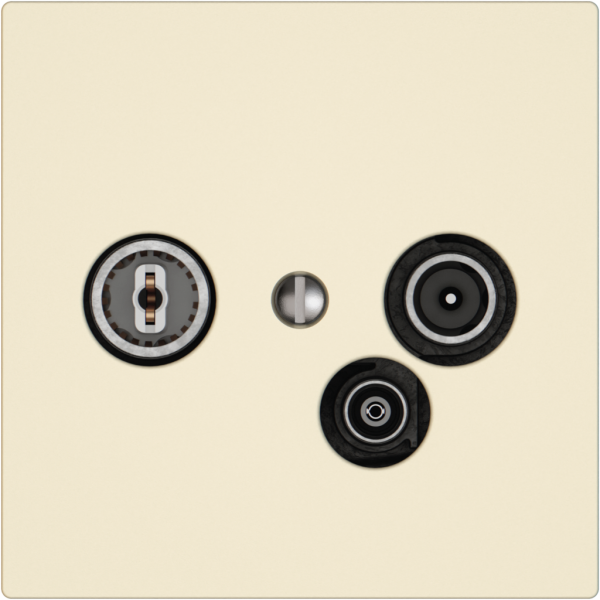 Presa antenna TV-R-dati EDIZIO.liv SNAPFIX® 19dB cr 