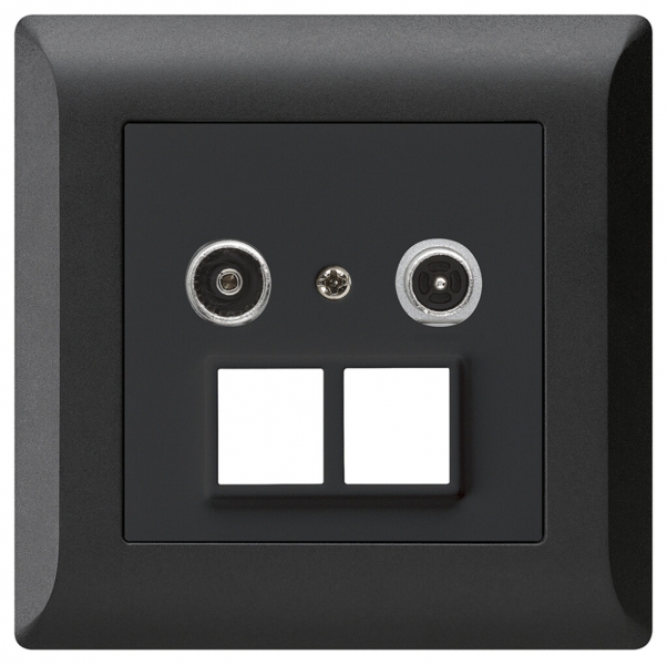 UP-Multimediadose kallysto.line R/TV 14dB 2GHz schwarz 