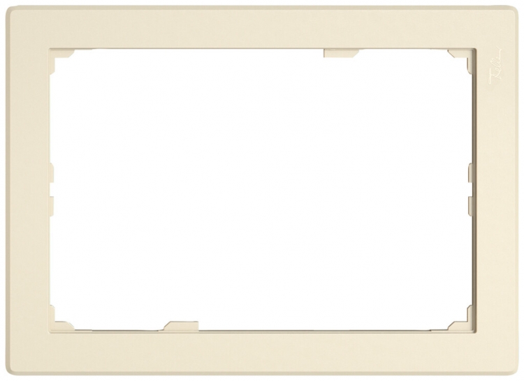 Frontplatte EDIZIO.liv SNAPFIX® für KNX-Panel 7" 120×180 mm cr 