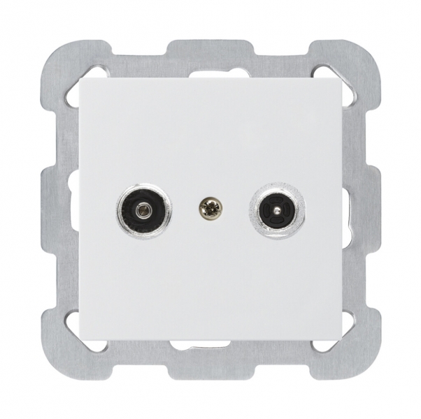 Presa antenna INC kallysto R/TV montaggio B 23dB 2GHz bianco 