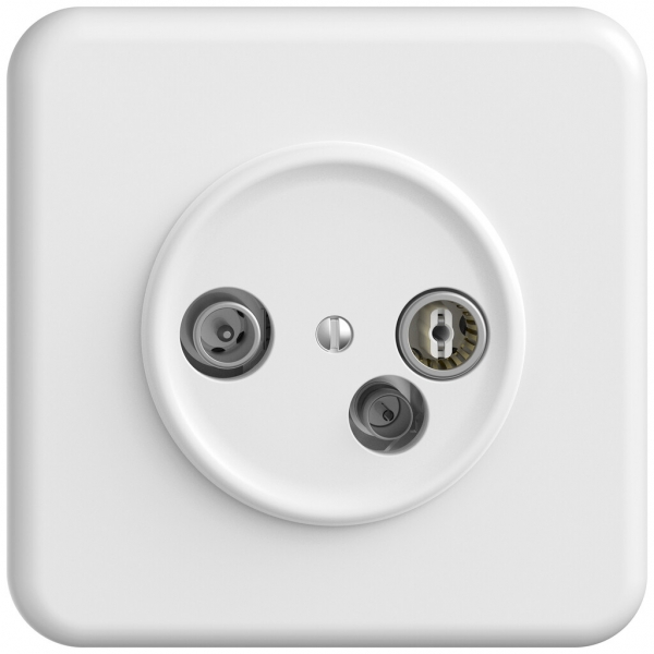 Presa antenna INC TV-R-dati STANDARDdue SNAPFIX® 15dB bi 