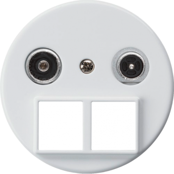 Presa multimedia basico TV-R mont.A 14dB 2GHz bianco 