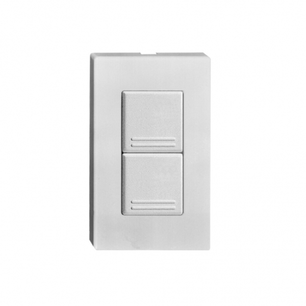 Poussoir universel INC Feller blanc 12…48VDC 2 touches 