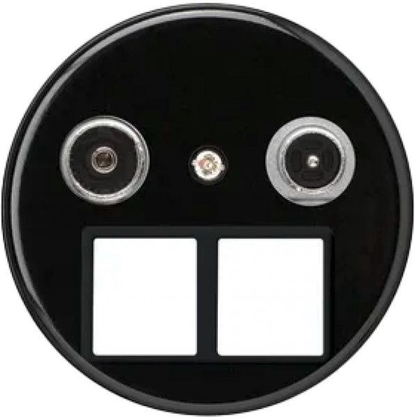 Presa multimedia basico TV-R mont.A 14dB 2GHz nero 