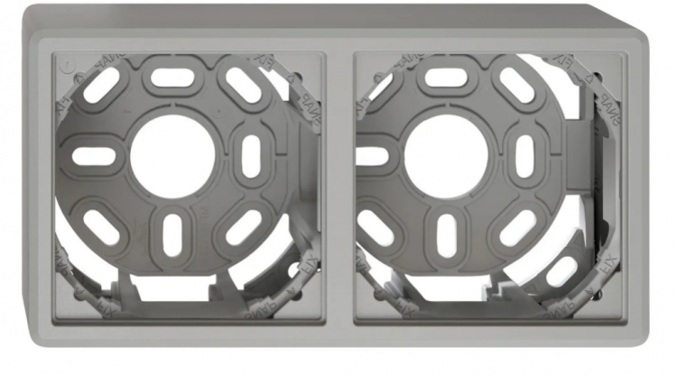 Intestazione AP EDIZIO.liv SNAPFIX® 1×2 per combinazioni a libera scelta grc 