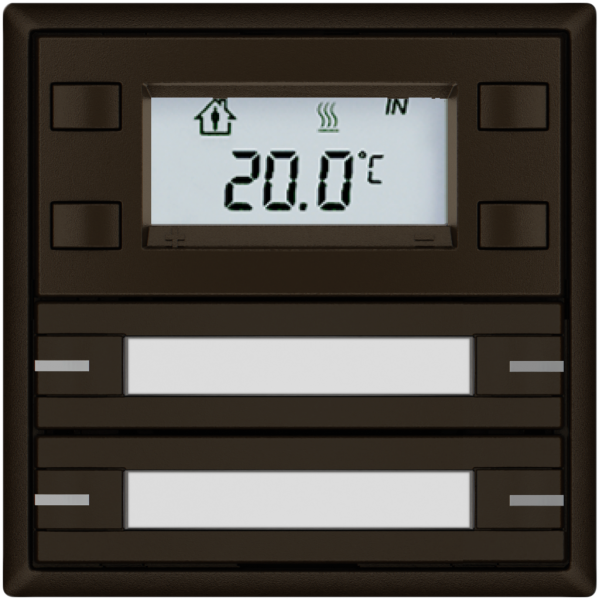 Pulsante RTH EDIZIO.liv SNAPFIX® c.RGB-LED targ.4×tasti com.1T ma 