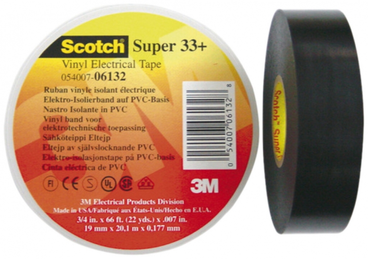 Ruban isolant Scotch 88 38mm×33m noir 