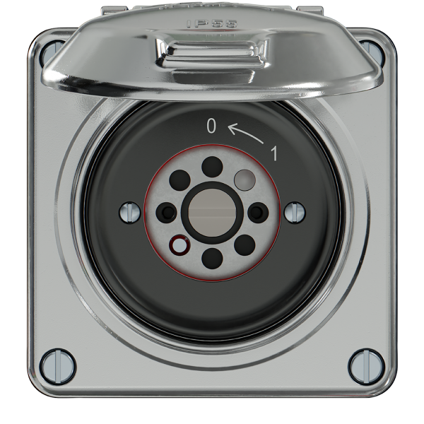 Schwenktaster ELEMENT SNAPFIX® 1P 1S 16A 400V 0<-1 87×91×73mm aluminium 