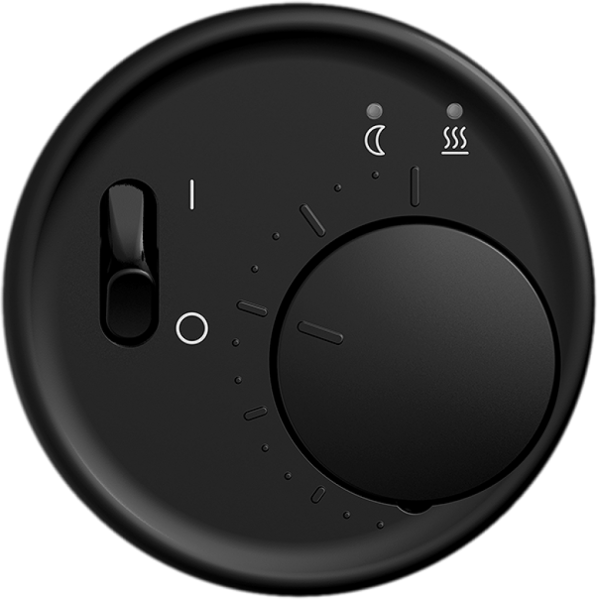 Termostato ambiente STANDARDdue SNAPFIX® limit.temp.p.riscaldamenti pav.ne 