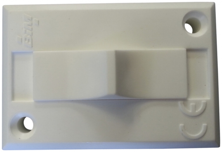 Interrupteur de sonnerie AP blanc 