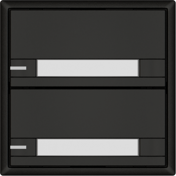 Pulsante universale EDIZIO.liv UNI SNAPFIX® c.LED RGB 2× com.2T targ.ne 