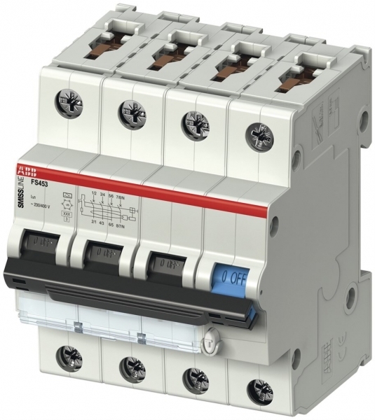 Disjoncteur différentiel SMISSLINE-CLASSIC C 10A 6kA 4P 30mA 