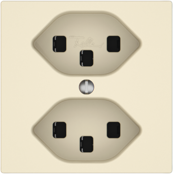 Presa EDIZIO.liv SNAPFIX® 2×T23 cr 