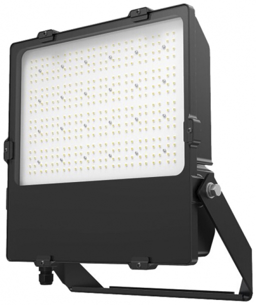 LED-Strahler DOTLUX LENSplus 300W 40620lm 850 IP66 60×120° 499×410mm schwarz 