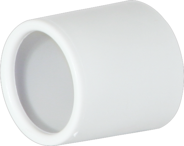 Manicotto finale termoplastico M25 grigio chiaro per TAZ 