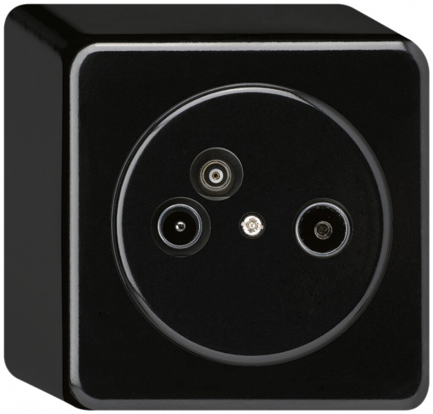 Prise d'antenne AP TV-R-Données basico 2GHz 19db noir 