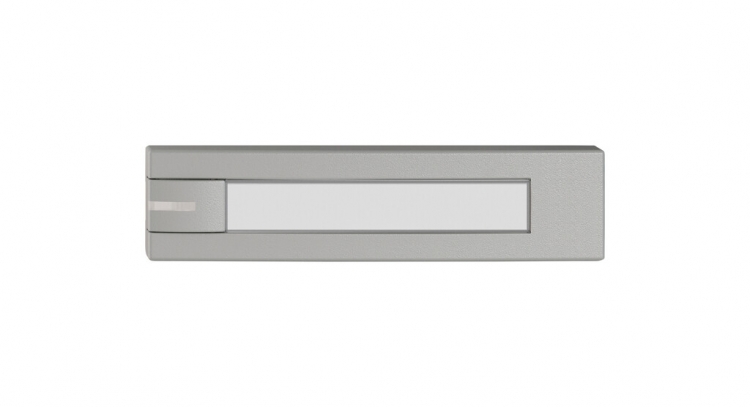 Taste 1/4 EDIZIO.liv SNAPFIX® f.KNX-&UNI m.LED m.Papier 1-Tastenbed.hgu 