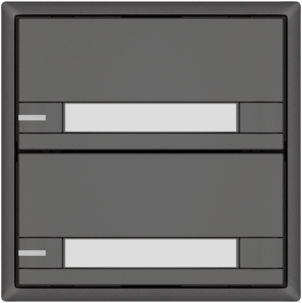 Pulsante KNX RGB EDIZIO.liv SNAPFIX® sensore temp.RGB-LED targ.2× com.2T grs 