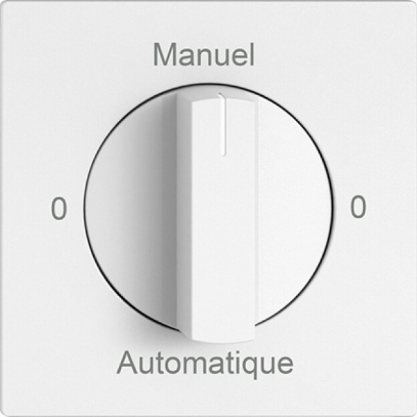 Interruttore rotativo EDIZIO.liv SNAPFIX® manopola 2/1L 0-Manuel-0-Auto bi 