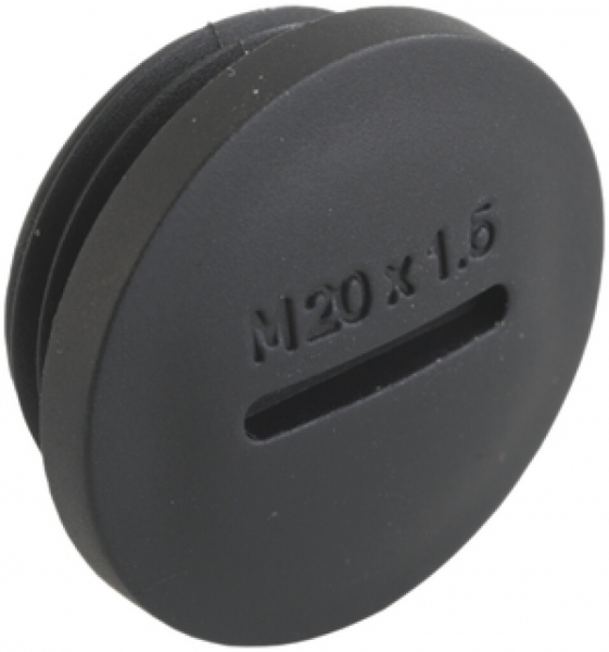 Bouchon de fermeture AGRO M20 noir 