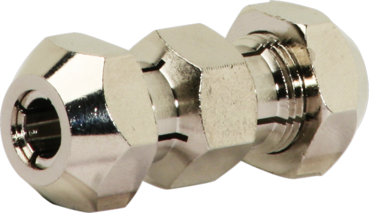 Raccordo concentrico diritto Gardy 8mm ottone 