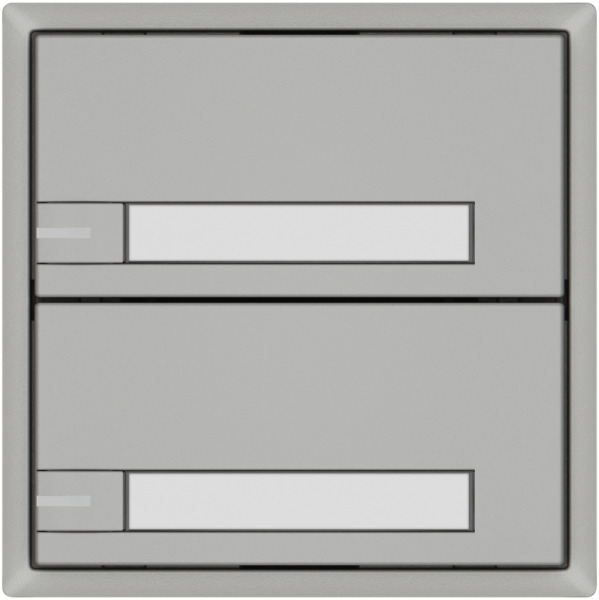 Pulsante KNX RGB EDIZIO.liv SNAPFIX® sensore temp.RGB-LED targ.2× com.1T grc 