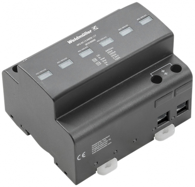 Scaricatore di sovratensione Weidmüller VPU AC I 3 440/25 LCF 
