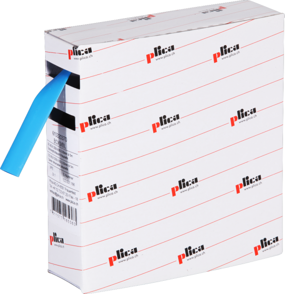 Guaina retrattile 3:1 9/3 blu box con 5m 