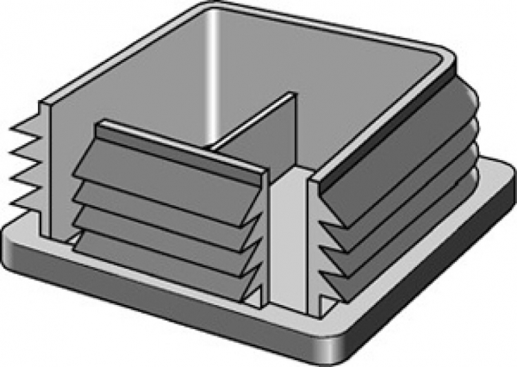 Capuchon Niedax 40×40mm, jaune 