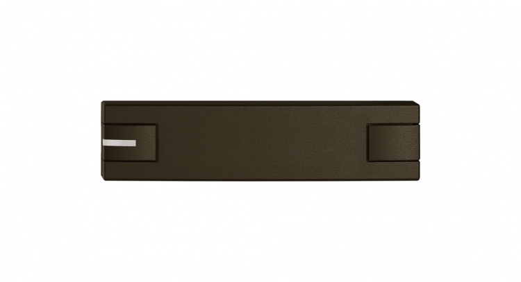 Pulsante 1/4 EDIZIO.liv SNAPFIX® p.KNX&UNI c.LED comando a 2 tasti ma 