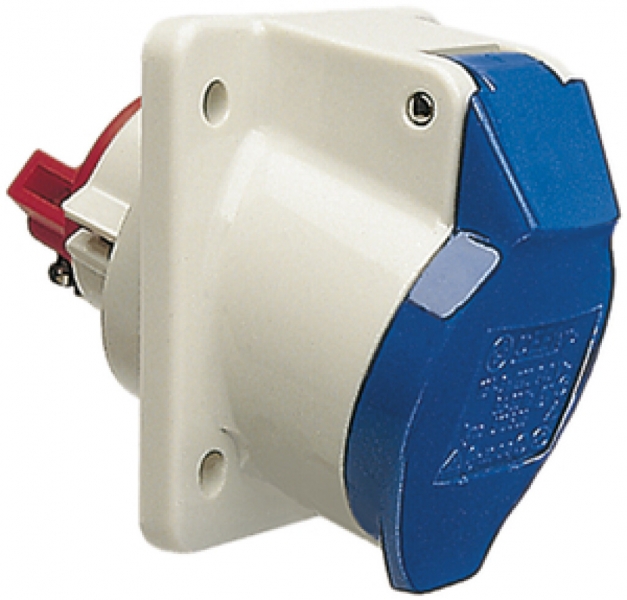 Prise INC CEEtyp 3L 16A 6h oblique 