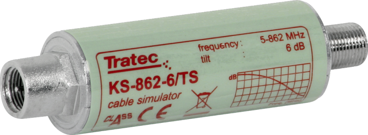 Equalizzatore di cavo CC 862MHz 0.6dB 