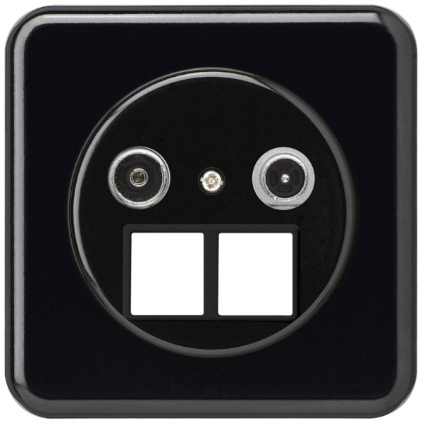 Prise multimédia ENC basico TV-R montage C 23dB 2GHz noir 