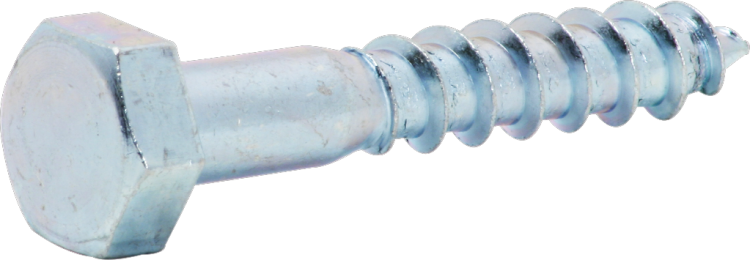 Vite per legno a testa esagonale 10×100mm DIN 571, fresa, zincata blu 
