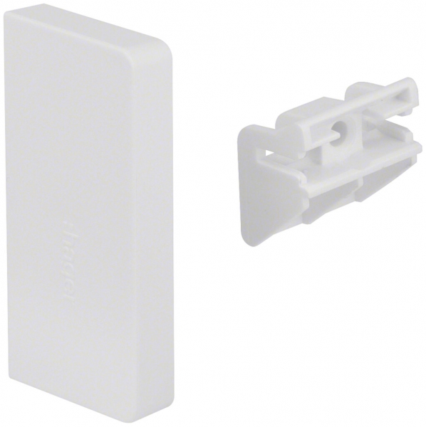 Piastra terminale tehalit SL20055 con labbra flessibile, bianco traffico 